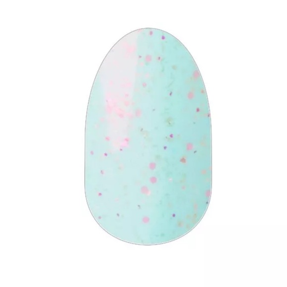 *Exclusive* Color Street: River Fairy | Turquoise Glitter Pastel Spring Summer - Picture 10 of 11
